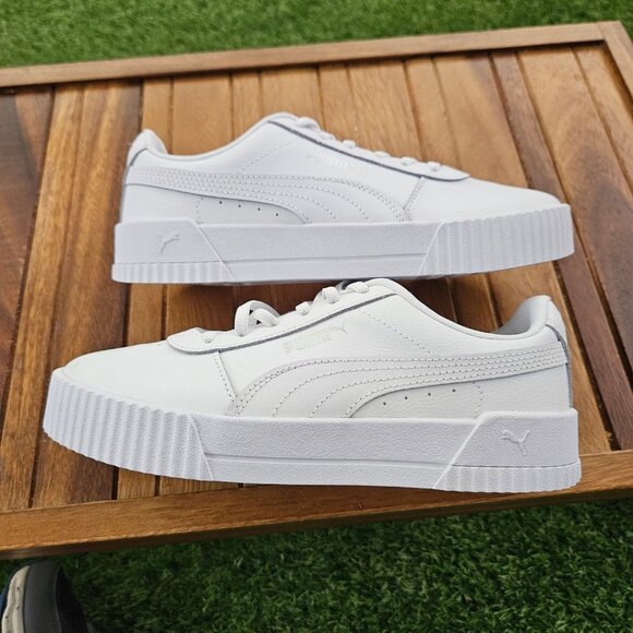 Puma women's Carina 2.0 sneaker all white - Picture 3 of 7